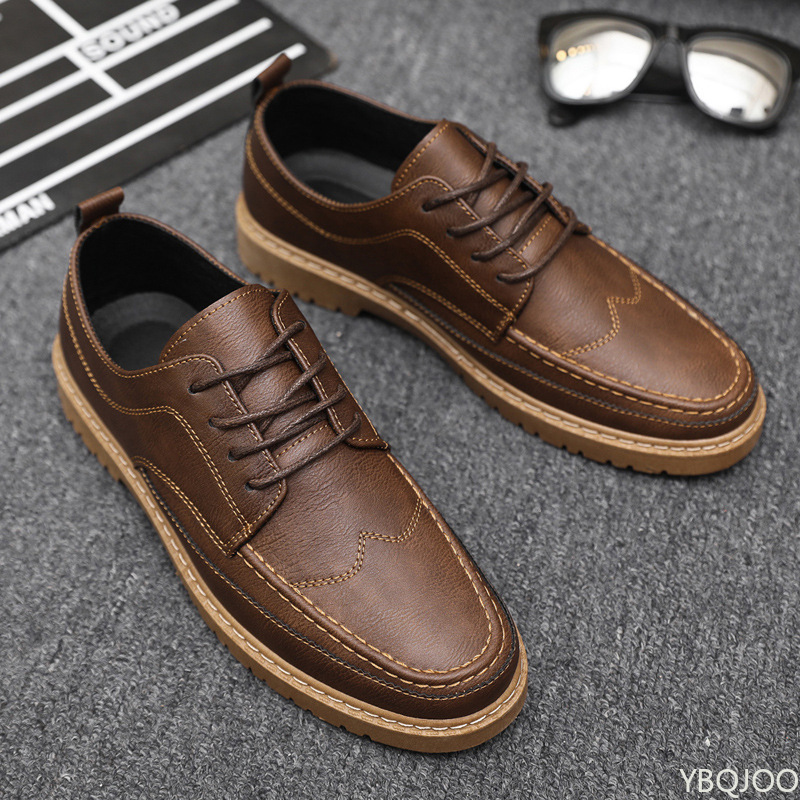 Leatherworking Classic - Men's Casual Leather Shoes Trendy Summer