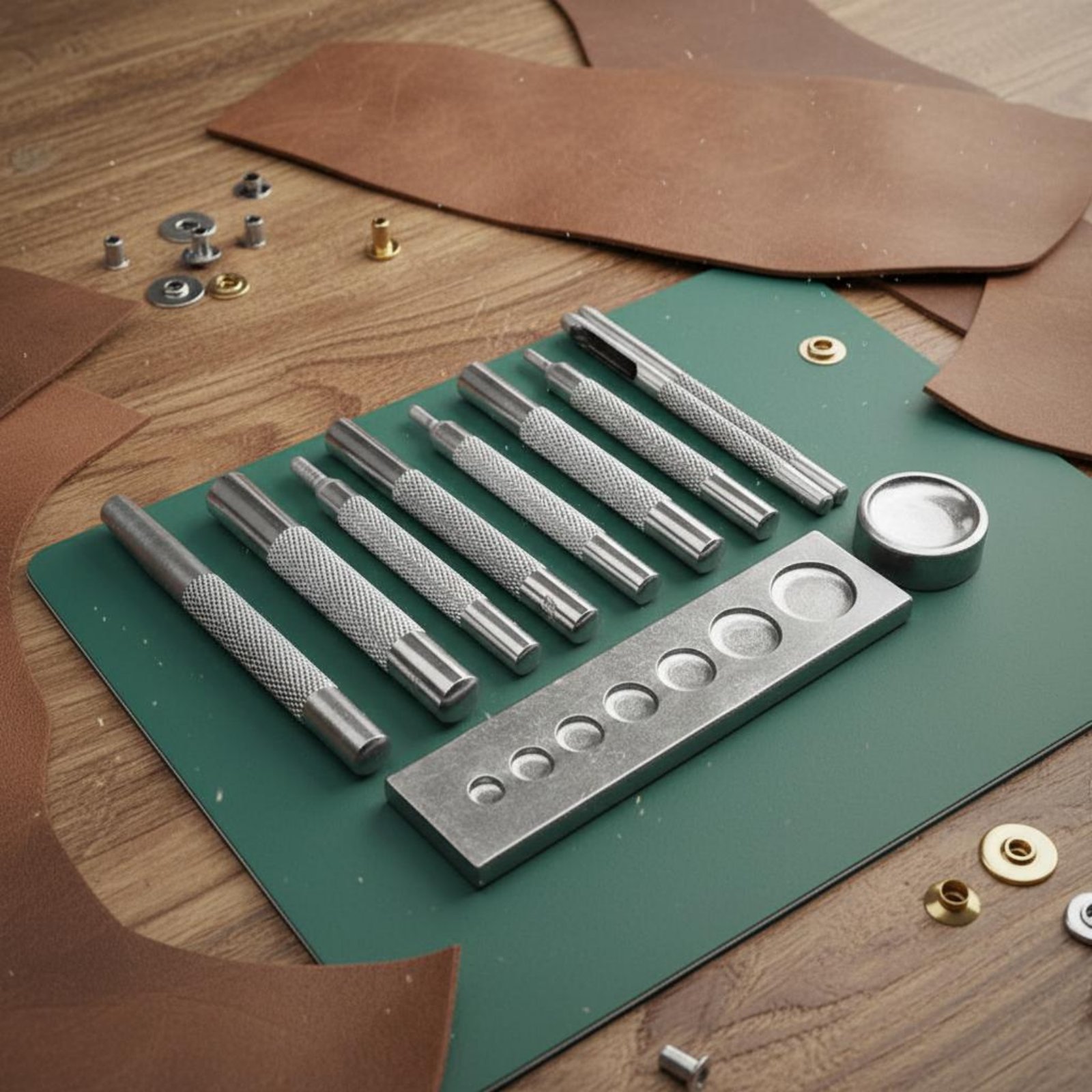 11 Pieces Snap Fastener Tool S - Leatherwork Rivet Setter ulasan dan harga