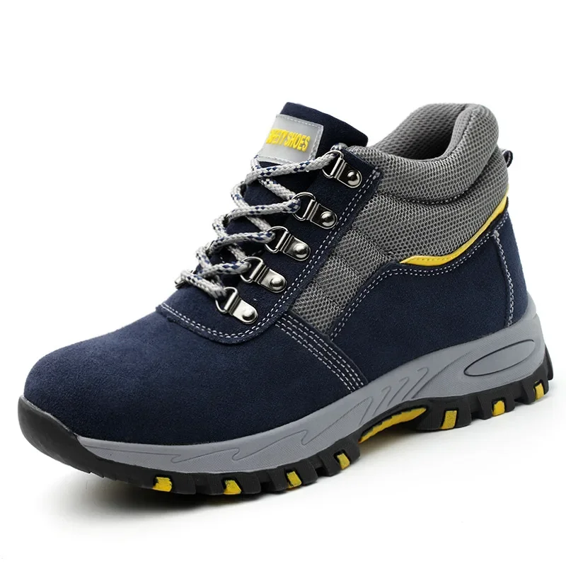 High Quality Men Safety Boots  - Leather Work Boots ulasan dan harga
