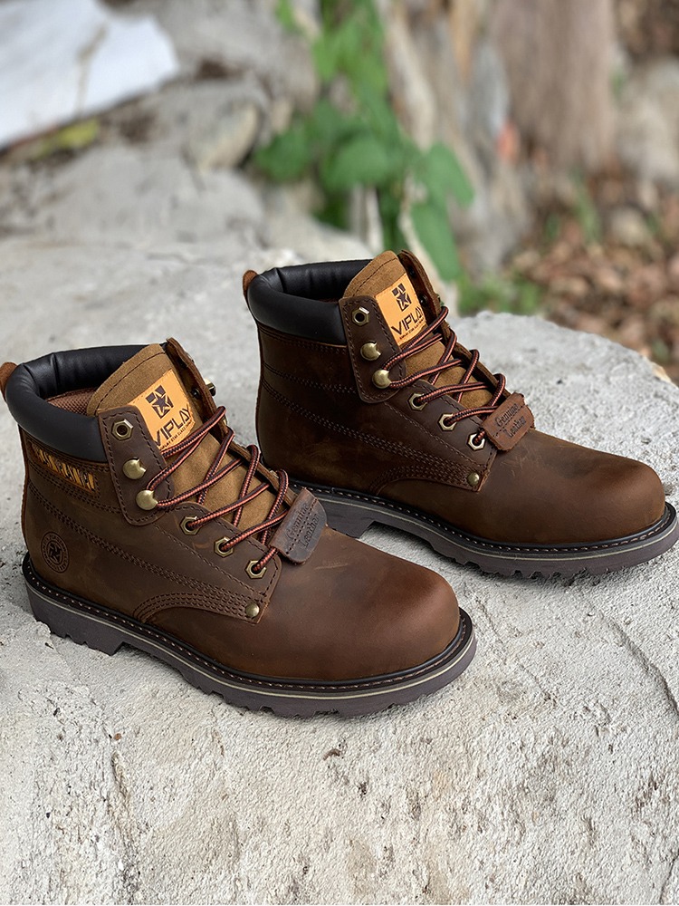 Men's Genuine Leather Boots  C - Leatherworking Classic ulasan dan harga