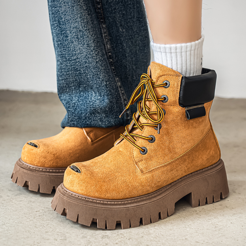Classic High Top Boots Outdoor - Leather Work Boots ulasan dan harga