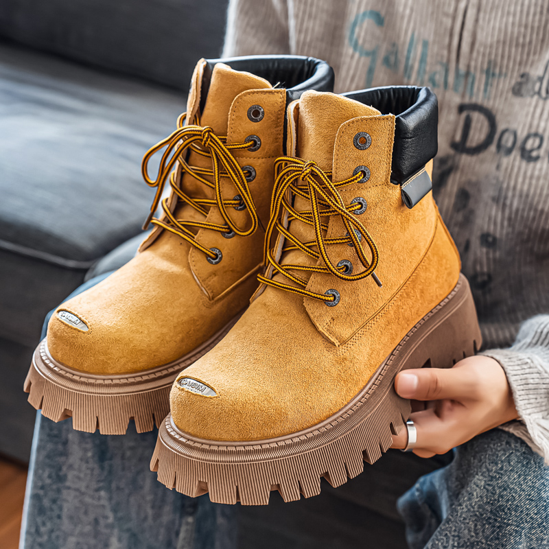 Classic High Top Boots Outdoor - Leather Work Boots ulasan dan harga