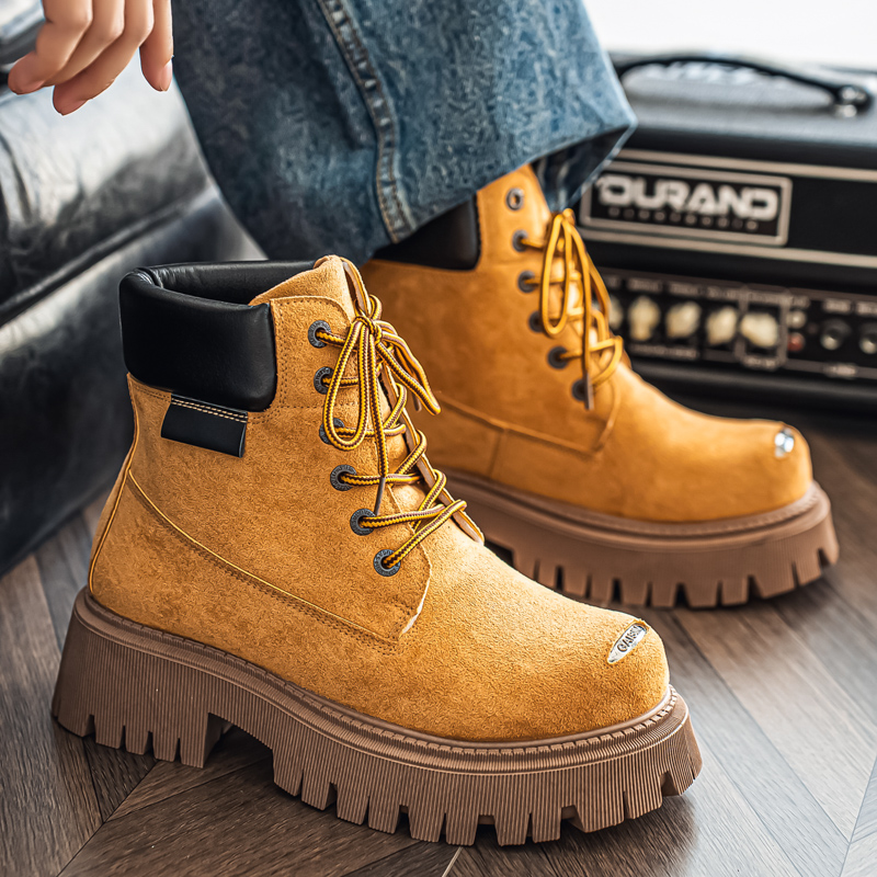 Classic High Top Boots Outdoor - Leather Work Boots ulasan dan harga