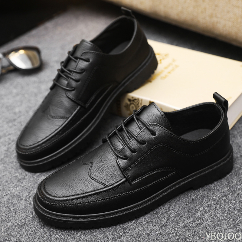 Men's Casual Leather Shoes Tre - Leatherworking Classic ulasan dan harga