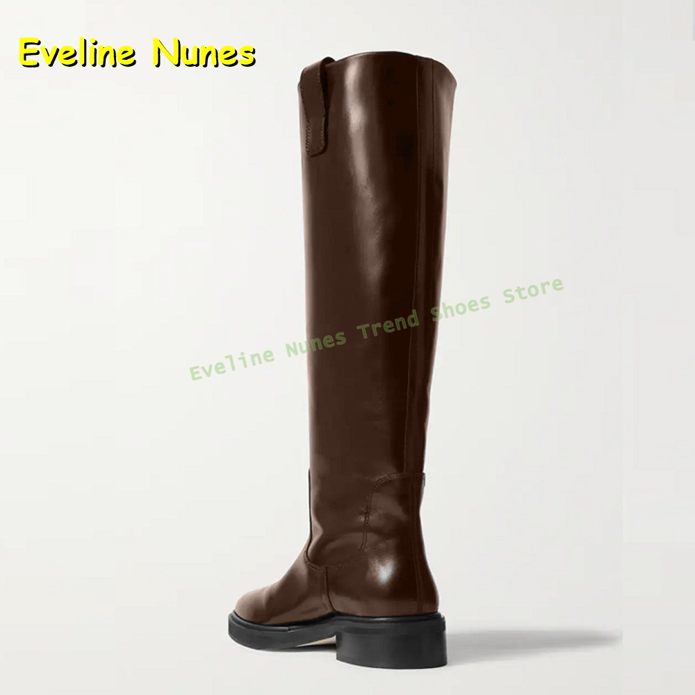 Black Leather Knee High Riding - Leather Work Boots ulasan dan harga