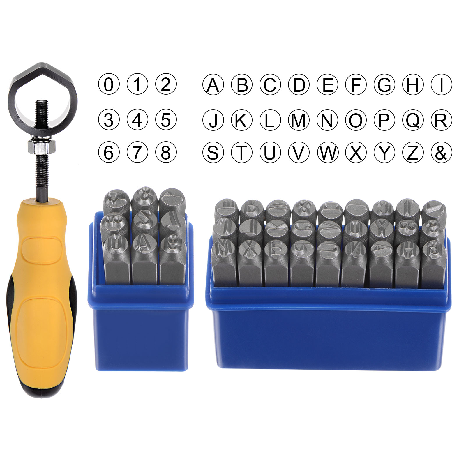 Metal Stamping Kit 6mm 10mm 12 - Leatherwork Embossing ulasan dan harga