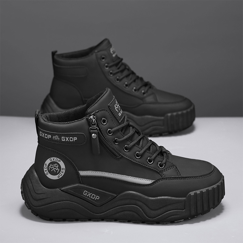 Height-increasing Non Slip Sho - Leather Work Boots ulasan dan harga