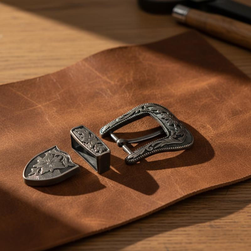 Floral Engraved Vintage Metal  - Leatherworking Classic ulasan dan harga