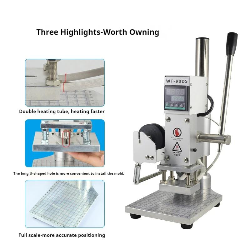 Hot Foil Stamping Machine 300W - Leatherwork Embossing ulasan dan harga