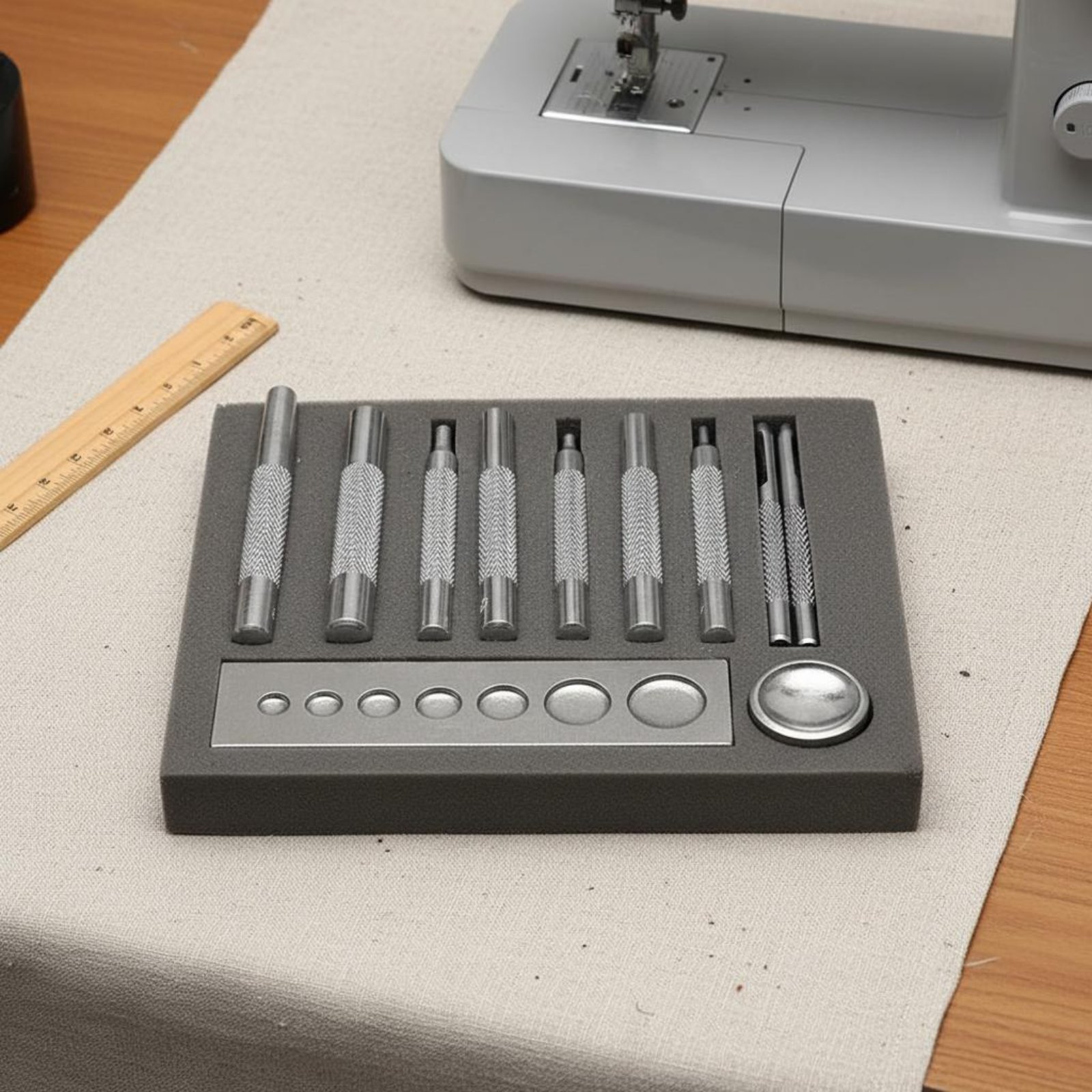 11 Pieces Snap Fastener Tool S - Leatherwork Rivet Setter ulasan dan harga