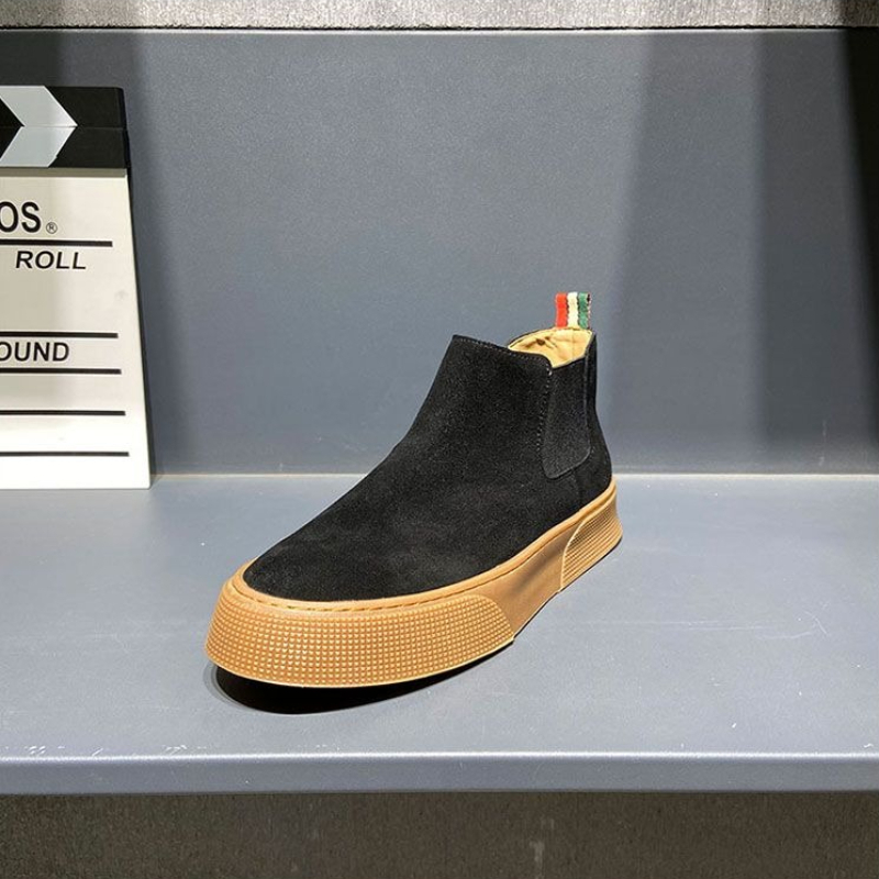 2026 Autumn Winter Men Chelsea - Leather Work Boots ulasan dan harga