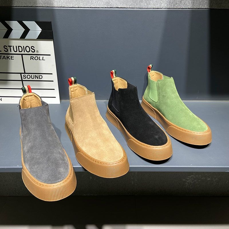 2026 Autumn Winter Men Chelsea - Leather Work Boots ulasan dan harga