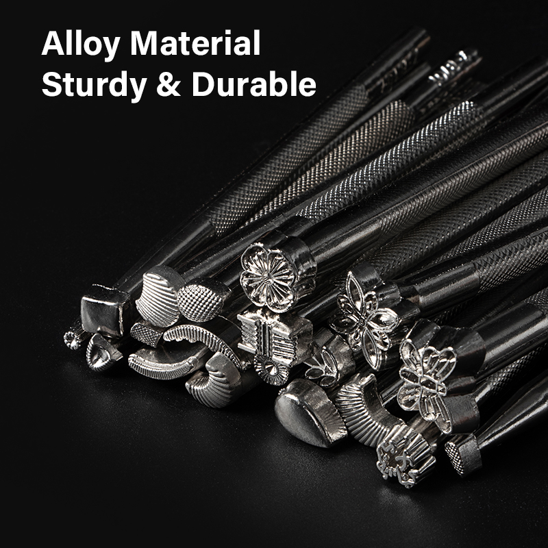 WUTA Leather Stamping Tools Sk - Leatherwork Embossing ulasan dan harga