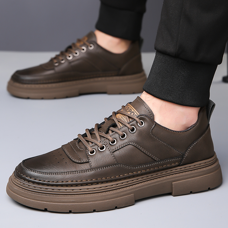 Men's thick soled board shoes  - Leatherworking Classic ulasan dan harga